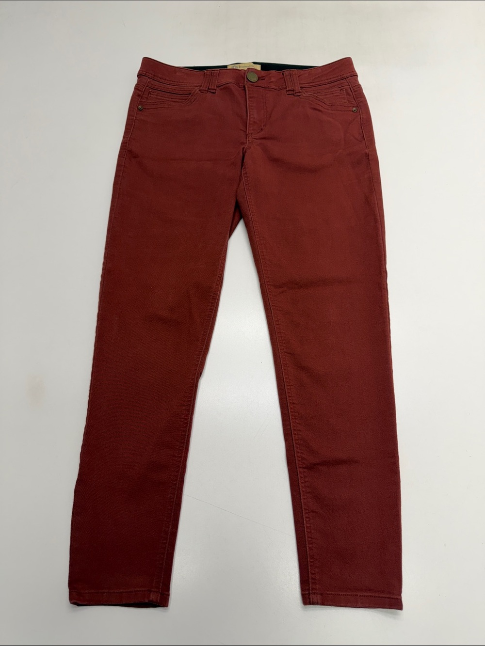 DEMOCRACY Women’s 10 Burnt Red AB TECHNOLOGY Skinny Jeans
